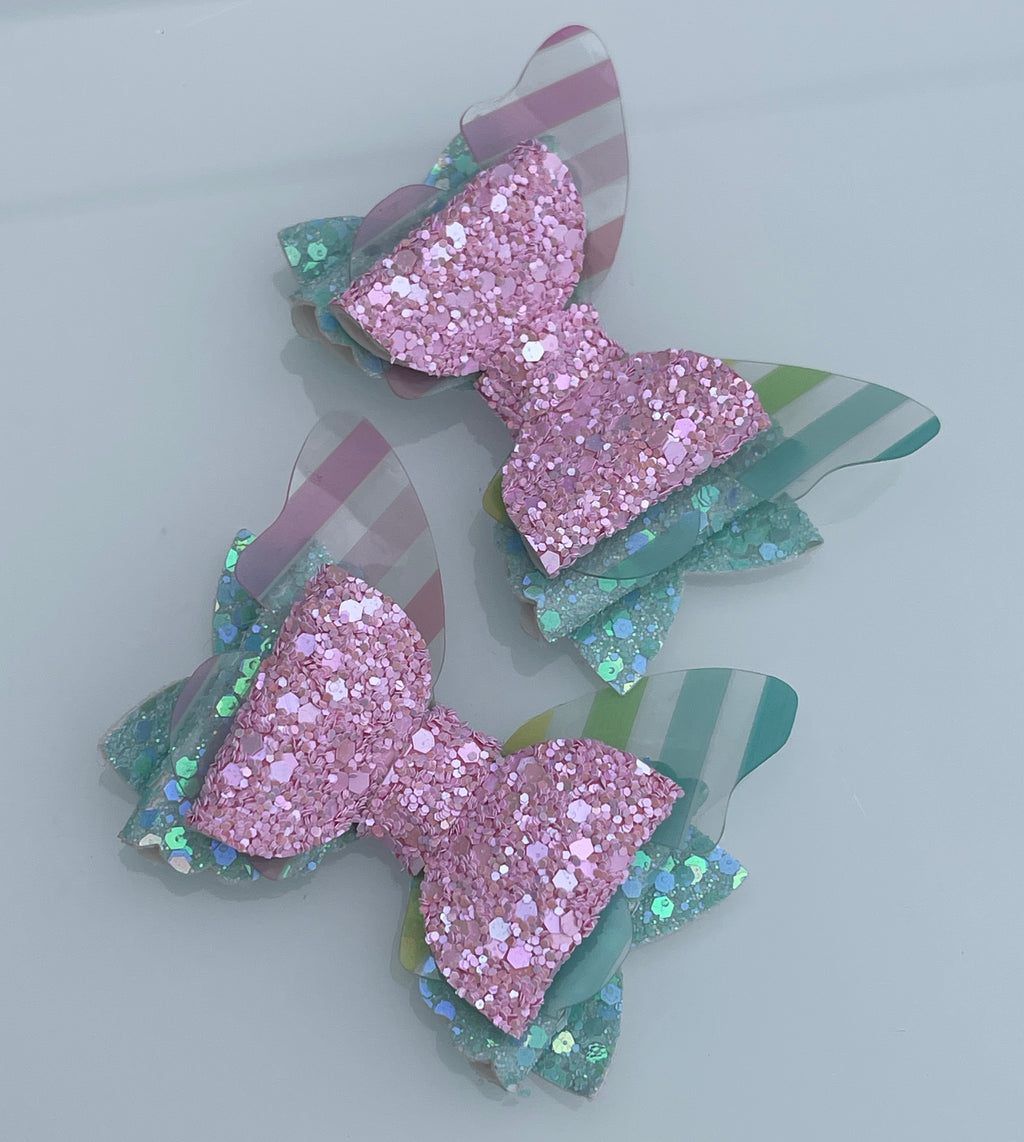 Large Butterfly Bow Set